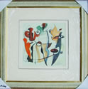 Kunstdruck - 
                            	Moderne Kunst Nr. 1, Bild in Pastellfarben - H/B 45cm/45cm