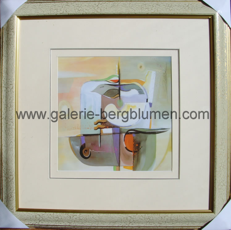 Kunstdruck - 
                                Moderne Kunst Nr. 2, Bild in Pastellfarben - H/B 45cm/45cm